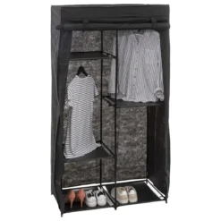 ARMOIRE MODULABLE 3 PENDERIES 5 ETAGERES