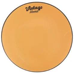 ASSIETTE A DESSERT BE VINTAGE JAUNE D.20CM