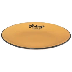 ASSIETTE A DESSERT BE VINTAGE JAUNE D.20CM