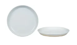 ASSIETTE A DESSERT NATURAL 20CM BLANC GRES
