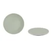 ASSIETTE A DESSERT PASTEL 19.5CM VERT GRES