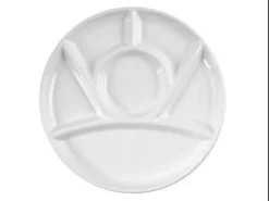 ASSIETTE A FONDUE CERAMIQUE 26CM
