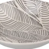 ASSIETTE A SOUPE FEUILLAGE GRES DECOREE FORME COUPE 20CM