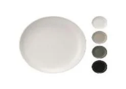 ASSIETTE BLANC NOIR VERT OU GRIS 20CM
