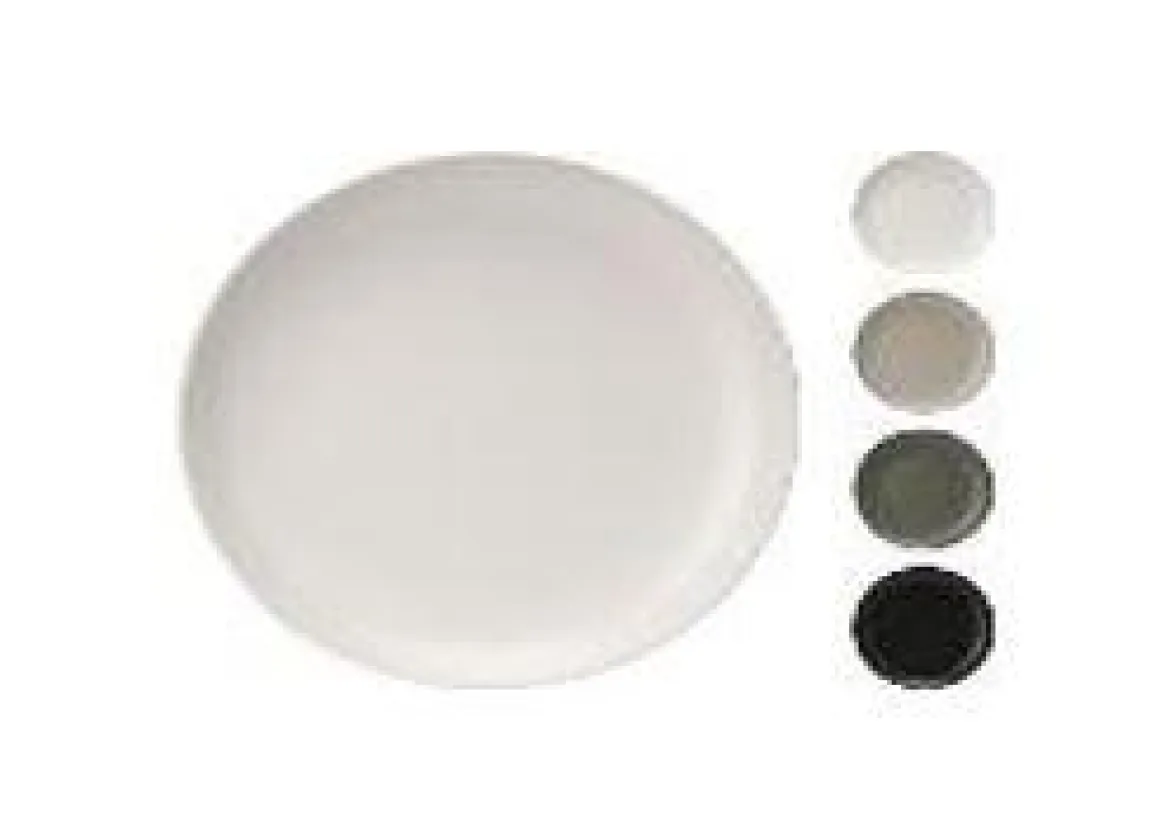 ASSIETTE BLANC NOIR VERT OU GRIS 20CM
