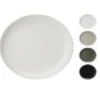 ASSIETTE BLANC NOIR VERT OU GRIS 27CM