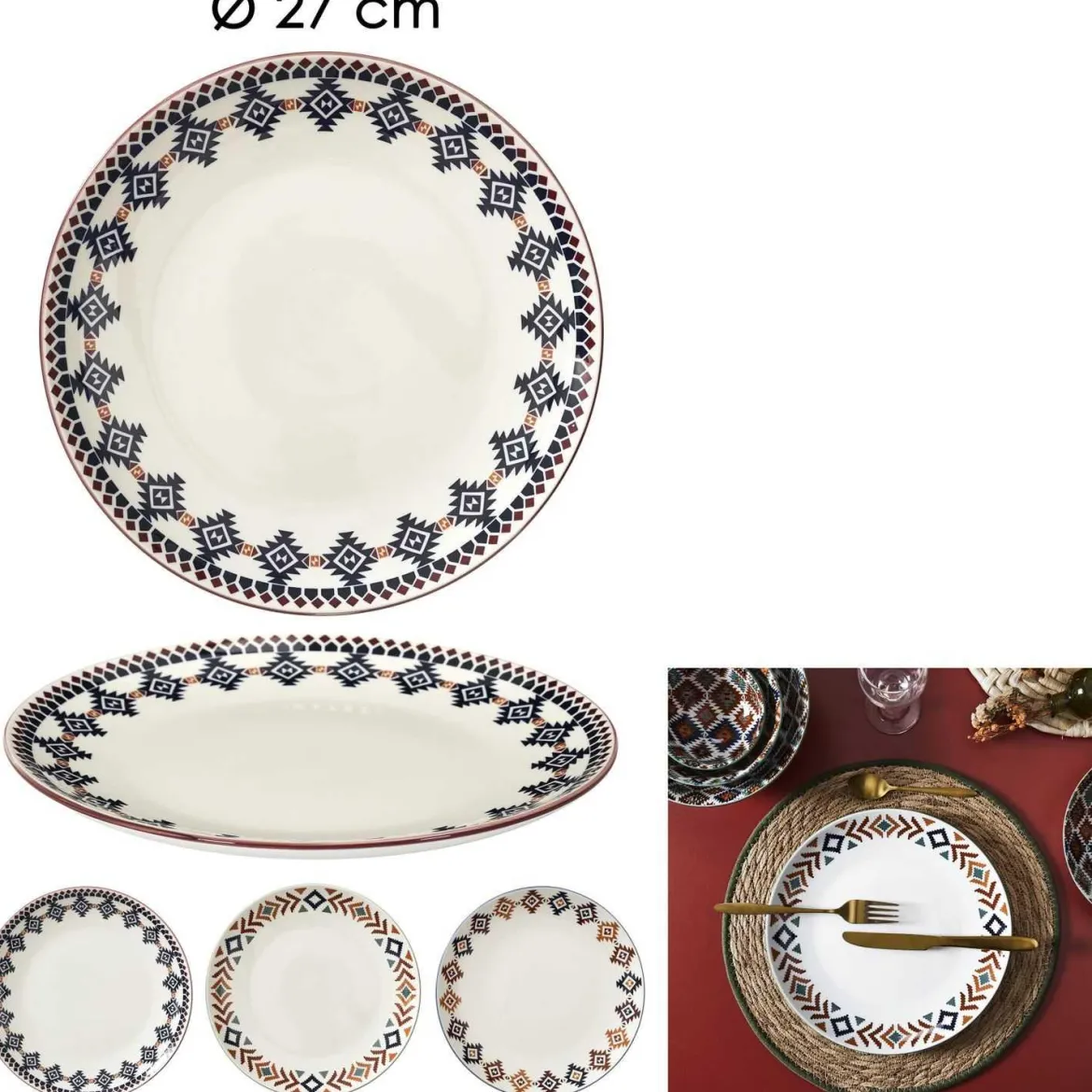 ASSIETTE COLLECTION ORIGINE D.27CM