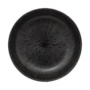 ASSIETTE CREUSE ATELIER NOIR D.19CM