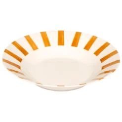 ASSIETTE CREUSE CHERI OCRE 20CM