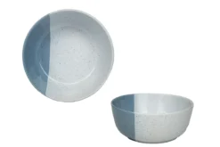 ASSIETTE CREUSE GEO 16CM BLEU GRES