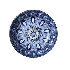 ASSIETTE CREUSE JAIPUR BLEUE D.20CM