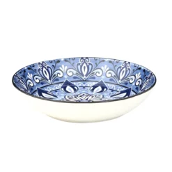 ASSIETTE CREUSE JAIPUR BLEUE D.20CM