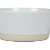 ASSIETTE CREUSE NATURAL 14CM BLANC GRES