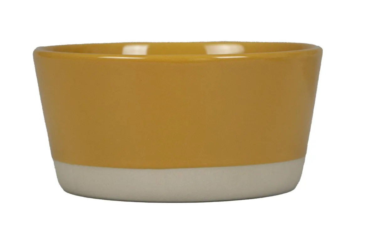 ASSIETTE CREUSE NATURAL 14CM CURRY GRES