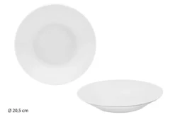 ASSIETTE CREUSE PORCELAINE TRADITION 20.5CM