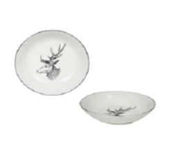 ASSIETTE CREUSE RENNE PORCELAINE 20CM