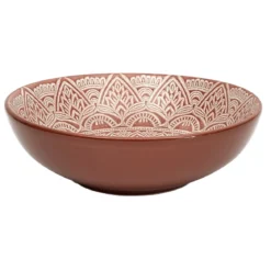 ASSIETTE CREUSE SAHARA TERRACOTTA 18.5CM