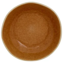 ASSIETTE CREUSE WONJA OCRE 19CM