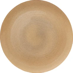 ASSIETTE DE PRESENTATION AURORE OR D.33CM