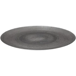 ASSIETTE DE PRESENTATION AURORE GRIS D.33CM