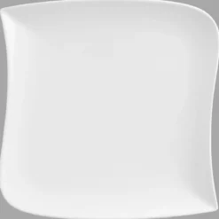 ASSIETTE DE PRESENTATION VAGUE BLANC