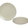 ASSIETTE DESSERT 19.5CM DOTS BEIGE GRES