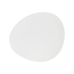 ASSIETTE DESSERT GALET BLANC 23CM