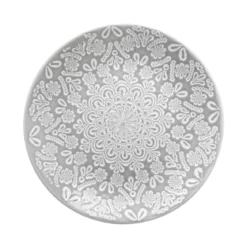 ASSIETTE DESSERT HACIENDA GRIS 20.5CM