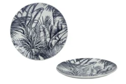 ASSIETTE DESSERT JUNGLE 19CM PORCELAINE