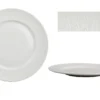 ASSIETTE DESSERT LEAF PORCELAINE 20.5CM
