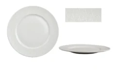 ASSIETTE DESSERT LEAF PORCELAINE 20.5CM