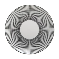 ASSIETTE DESSERT LUNIS NOIR 19CM
