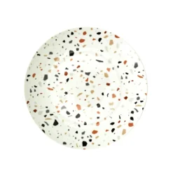 ASSIETTE EFFET TERRAZZO D20CM
