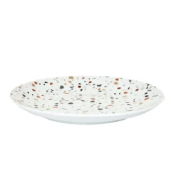 ASSIETTE EFFET TERRAZZO D26CM