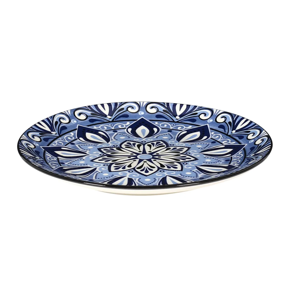 ASSIETTE JAIPUR BLEUE D.19CM