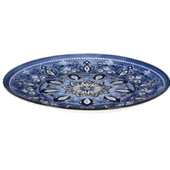 ASSIETTE JAIPUR BLEUE D.26CM