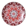 ASSIETTE JAIPUR ROUGE D.19CM