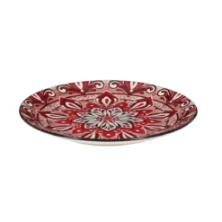 ASSIETTE JAIPUR ROUGE D.19CM
