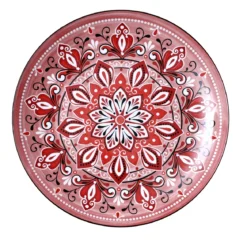 ASSIETTE JAIPUR ROUGE D.26CM