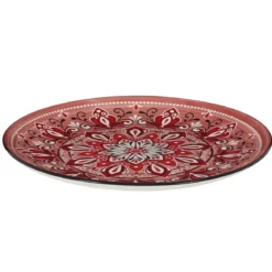 ASSIETTE JAIPUR ROUGE D.26CM