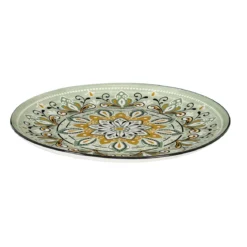 ASSIETTE JAIPUR VERTE D.26CM