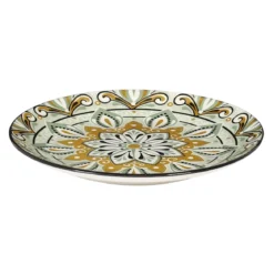 ASSIETTE JAIPUR VERTE D.19CM