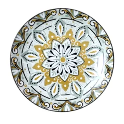 ASSIETTE JAIPUR VERTE D.19CM