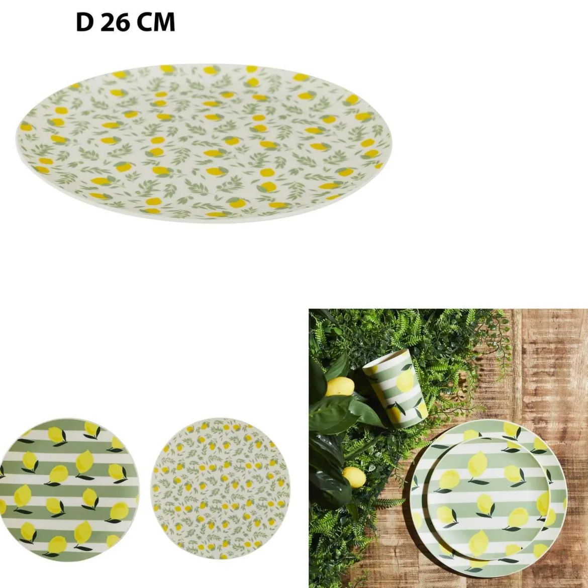 ASSIETTE PLASTIQUE BAIN DE SOLEIL D.26CM