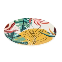 ASSIETTE PLASTIQUE PARADIS EXOTIQUE D.20CM