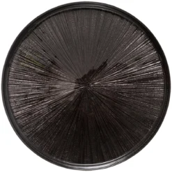 ASSIETTE PLATE ASTRA NOIR D.28CM