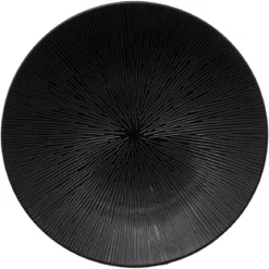 ASSIETTE PLATE ATELIER NOIR D.27CM