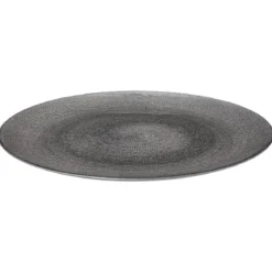 ASSIETTE PLATE AURORE GRIS D.28CM