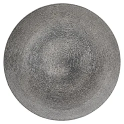 ASSIETTE PLATE AURORE GRIS D.28CM