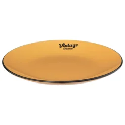 ASSIETTE PLATE BE VINTAGE JAUNE D.27CM